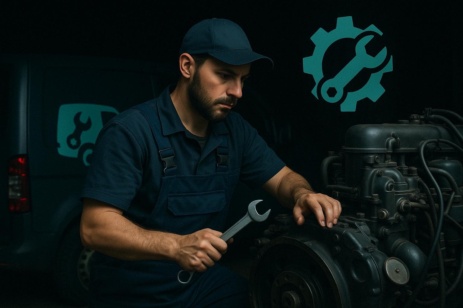 Mobile Diesel Mechanic background